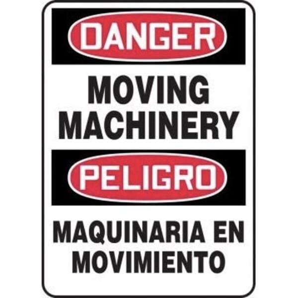 Accuform BILINGUAL OSHA DANGER Safety Sign SBMEQM030XL SBMEQM030XL - main